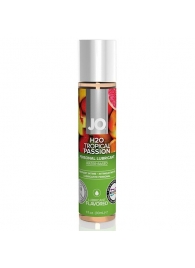 Смазка с ароматом тропических фруктов JO Flavored Tropical Passion - 30 мл. - System JO - купить с доставкой в Новомосковске