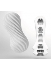 Мастурбатор FLEX Silky White с мягким рельефом - Tenga - в Новомосковске купить с доставкой