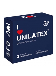 Ультрапрочные презервативы Unilatex Extra Strong - 3 шт. - Unilatex - купить с доставкой в Новомосковске