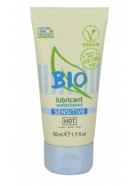 Органический лубрикант для чувствительной кожи Bio Sensitive - 50 мл. - HOT - купить с доставкой в Новомосковске
