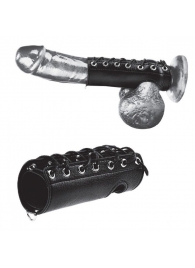 Сбруя на член на шнуровке 5  Cock Sheath - BlueLine - купить с доставкой в Новомосковске