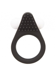 Чёрное эрекционное кольцо LIT-UP SILICONE STIMU RING 1 BLACK - Dream Toys - в Новомосковске купить с доставкой