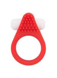Красное эрекционное кольцо LIT-UP SILICONE STIMU RING 1 RED - Dream Toys - в Новомосковске купить с доставкой