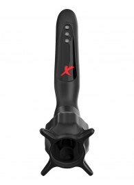Чёрный вибростимулятор для головки члена с эффектом всасывания Vibrating Roto-Sucker - Pipedream - в Новомосковске купить с доставкой