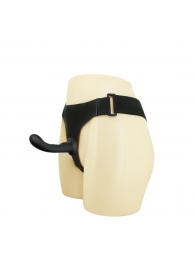 Страпон с изогнутой головкой Ultra Harness Curvy Dildo - 15,8 см. - Baile - купить с доставкой в Новомосковске