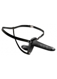 Женский страпон с вагинальной пробкой Double Penetrix Strap-on - 15 см. - Pipedream - купить с доставкой в Новомосковске