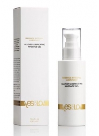 Массажный гель-смазка на силиконовой основе Allover Massage Gel - 100 мл. - YESforLOV - купить с доставкой в Новомосковске