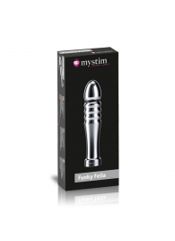 Ребристый фаллоимитатор для электростимуляции Funky Fella Rill Dildo - 13 см. - MyStim - купить с доставкой в Новомосковске