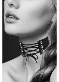 Оригинальный ошейник-чокер со шнуровкой - Bijoux Pour Toi - купить с доставкой в Новомосковске