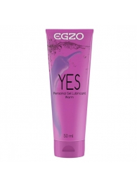Согревающий лубрикант на водной основе Egzo Yes - 50 мл. - EGZO - купить с доставкой в Новомосковске
