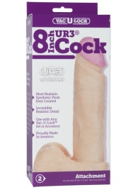 Ультрареалистичная насадка для трусиков Vac-U-Lock 8  ULTRASKYN Cock - 20,57 см. - Doc Johnson - купить с доставкой в Новомосковске