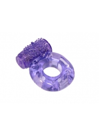 Фиолетовое эрекционное кольцо с вибрацией Rings Axle-pin - Lola Games - в Новомосковске купить с доставкой