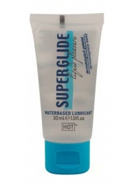 Гель-смазка на водной основе для чувствительной кожи Superglide - 30 мл. - HOT - купить с доставкой в Новомосковске