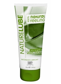 Смазка на водной основе с алоэ вера Nature Lube - 30 мл. - HOT - купить с доставкой в Новомосковске