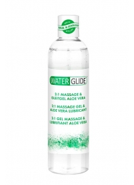 Гель-смазка 2-в-1 MASSAGE   LUBRICANT ALOE VERA - 300 мл. - Waterglide - купить с доставкой в Новомосковске