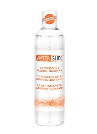 Гель-смазка 2-в-1 MASSAGE   LUBRICANT GUARANA - 300 мл. - Waterglide - купить с доставкой в Новомосковске