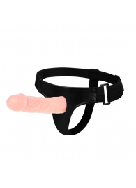 Телесный фаллоимитатор на трусиках Jessica Strap-On - 15,5 см. - Baile - купить с доставкой в Новомосковске