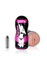 Мастурбатор-вагина Sex In A Can Vibra Vagina Tunnel - Lovetoy - в Новомосковске купить с доставкой
