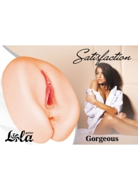 Мастурбатор с 2 тоннелями Satisfaction Gorgeous - Lola Games - в Новомосковске купить с доставкой