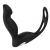 Черный вибромассажер простаты P-PLEASER W ERECTION ENHANCE - Dream Toys - в Новомосковске купить с доставкой