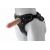 Черный пояс-трусики с двумя насадками Soft-Dolli - 16,5 и 10,5 см. - LOVETOY (А-Полимер) - купить с доставкой в Новомосковске