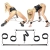 Комплект наручников и наножников с распорками Spread  em Bar and Cuff Set - Pipedream - купить с доставкой в Новомосковске