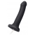 Черный фаллос с имитацией эякуляции Silicon Cum Dildo L - 19,6 см. - Strap-on-me - купить с доставкой в Новомосковске