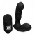 Черный стимулятор простаты Alpha-Pro 7X P-Milker Silicone Prostate Stimulator with Milking Bead - XR Brands - в Новомосковске купить с доставкой