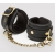 Черные наручники Bound to You Faux Leather Wrist Cuffs - Fifty Shades of Grey - купить с доставкой в Новомосковске