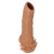 Телесная насадка с усиками и открытой головкой Nude Sleeve L - 14 см. - KOKOS - в Новомосковске купить с доставкой