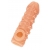 Телесная закрытая насадка с пучками шишечек Cock Sleeve Size L - 17,6 см. - KOKOS - в Новомосковске купить с доставкой