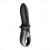 Черный анальный вибратор Hot Passion с функцией нагрева - Satisfyer - в Новомосковске купить с доставкой