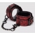 Красно-черные наручники Reversible Faux Leather Wrist Cuffs - Fifty Shades of Grey - купить с доставкой в Новомосковске
