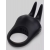 Черное эрекционное виброкольцо Sensation Rechargeable Vibrating Rabbit Love Ring - Fifty Shades of Grey - в Новомосковске купить с доставкой
