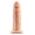 Телесный реалистичный фаллоимитатор с полостью Silicone Hollow Extension - 20 см. - Pipedream - купить с доставкой в Новомосковске
