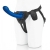 Синяя насадка Remote Control P-Spot G-Spot с черными трусиками - 20 см. - Pegasus - купить с доставкой в Новомосковске