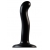 Черный фаллоимитатор-насадка Strap-On-Me P G spot Dildo size S - 16,4 см. - Strap-on-me - купить с доставкой в Новомосковске