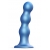 Голубая насадка Strap-On-Me Dildo Plug Balls size S - Strap-on-me - купить с доставкой в Новомосковске