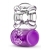 Фиолетовое эрекционное виброкольцо Pleaser Rechargeable C-Ring - Blush Novelties - в Новомосковске купить с доставкой