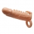 Телесная удлиняющая насадка Penis Sleeve Emmitt - 17 см. - Baile - в Новомосковске купить с доставкой
