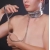 Серебристый ошейник из искусственной кожи - Sitabella - купить с доставкой в Новомосковске