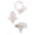 Набор из 3 прозрачных эрекционных колец с вибрацией Teasers Ring Kit - Chisa - в Новомосковске купить с доставкой