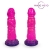 Розовый рельефный фантазийный фаллоимитатор - 20 см. - Bior toys - купить с доставкой в Новомосковске