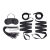 Эротический набор 4PC Bondage Bed Strap   Flogger Kit - Lux Fetish - купить с доставкой в Новомосковске