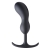 Черный массажер простаты с утяжелителями Premium Silicone Weighted Prostate Plug Large - 18,8 см. - XR Brands - в Новомосковске купить с доставкой