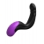 Черно-фиолетовый вибромассажёр простаты Hyper-Pulse P-Spot Massager - Pipedream - в Новомосковске купить с доставкой