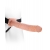 Фаллопротез телесного цвета Hollow Strap-On - 29 см. - Pipedream - купить с доставкой в Новомосковске
