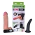 Страпон с 2 насадками и вибрацией UniStrap - 19 и 12 см. - LOVETOY (А-Полимер) - купить с доставкой в Новомосковске