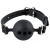 Силиконовый кляп-шар с отверстиями для дыхания Silicone Breathable Ball Gag Small - Pipedream - купить с доставкой в Новомосковске