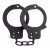 Чёрные наручники из листового металла BONDX METAL CUFFS BLACK - Dream Toys - купить с доставкой в Новомосковске